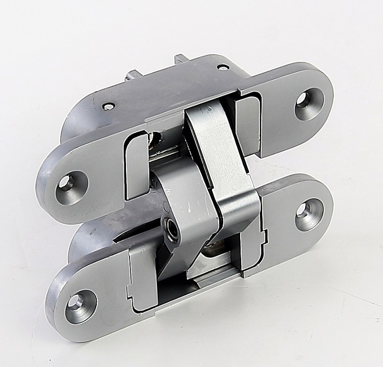 AKADA C118  GB #3 Zinc alloy, aluminium alloy 3d adjustable 180degree 60kg concealed door hinge for folding table, rebated door