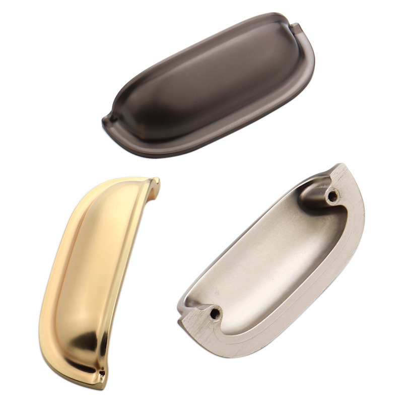 AKADA Hardware 3 Inch Bin Drawer Pull Cup Cabinet Furniture Handle Wholesale Price Bronze Free Customized Contemporary 5 Years