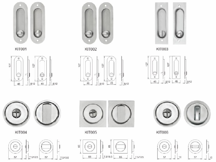 Home Bathroom Sliding Door Lock Handle Keys Furniture Hardware for Barn Wood 30 -45days AKADA/AKADO Accept CN;ZHE Modern N/M