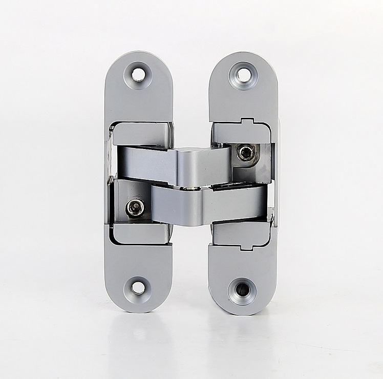 AKADA C118  GB #3 Zinc alloy, aluminium alloy 3d adjustable 180degree 60kg concealed door hinge for folding table, rebated door