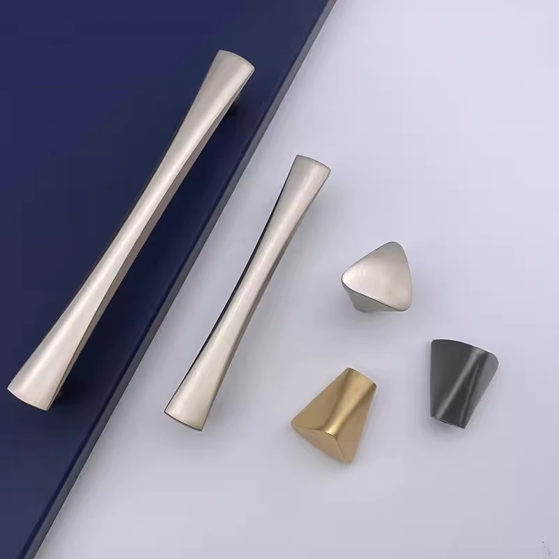 AKADA T Bar Zinc Alloy Knobs Cupboard Wardrobe Drawer Gold Kitchen Brushed Nickel Furniture Cabinet Door Handles Pulls