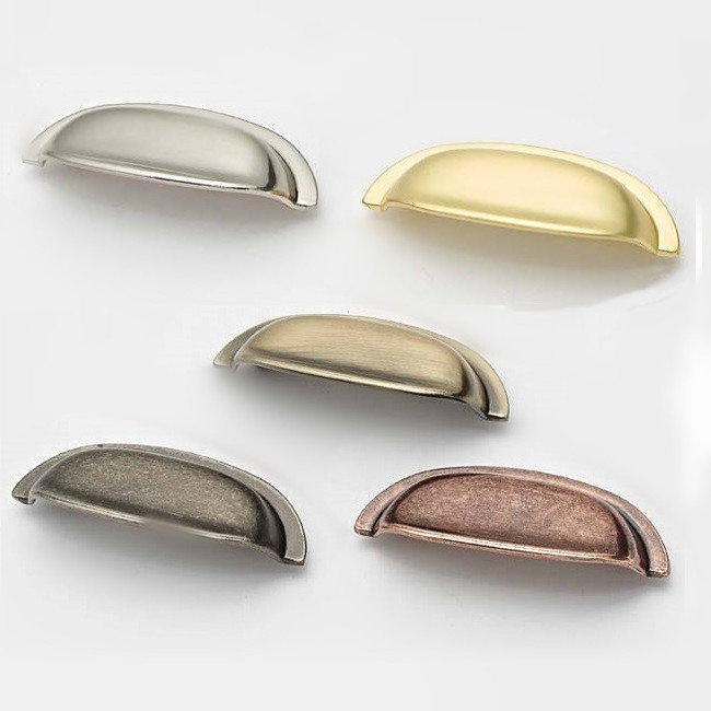 AKADA Hardware 3 Inch Bin Drawer Pull Cup Cabinet Furniture Handle Wholesale Price Bronze Free Customized Contemporary 5 Years