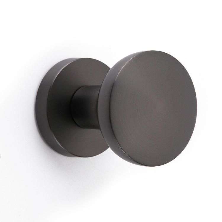 Factory wholesale Black Zinc Knobs Door Handles interior door handles entrance gate lever knob