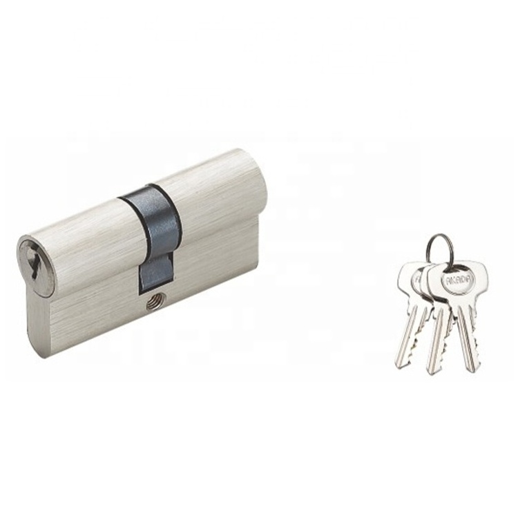 Euro profile Middle East Market Double open cylinder 70mm Brass cylinder  door lock cylinder  for door