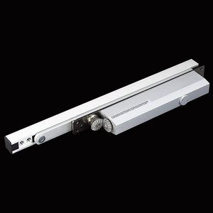 cam action latching closing speed adjustable over door closer  non-handed install adjustable door closer