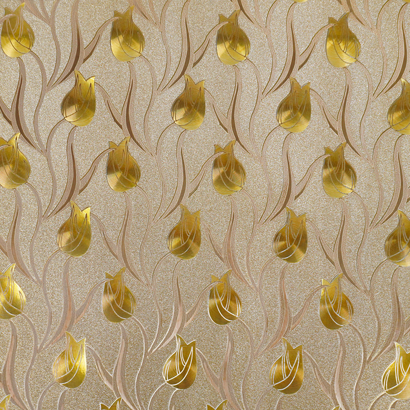 PVC decoration usage self adhesive silver gold glitter wallpaper with removable glue