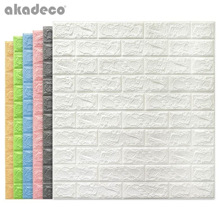 3d Design Wall Tile Decor Design 3d Brick Pe Foam Wallpaper/wall Panel/sticker Home Decor