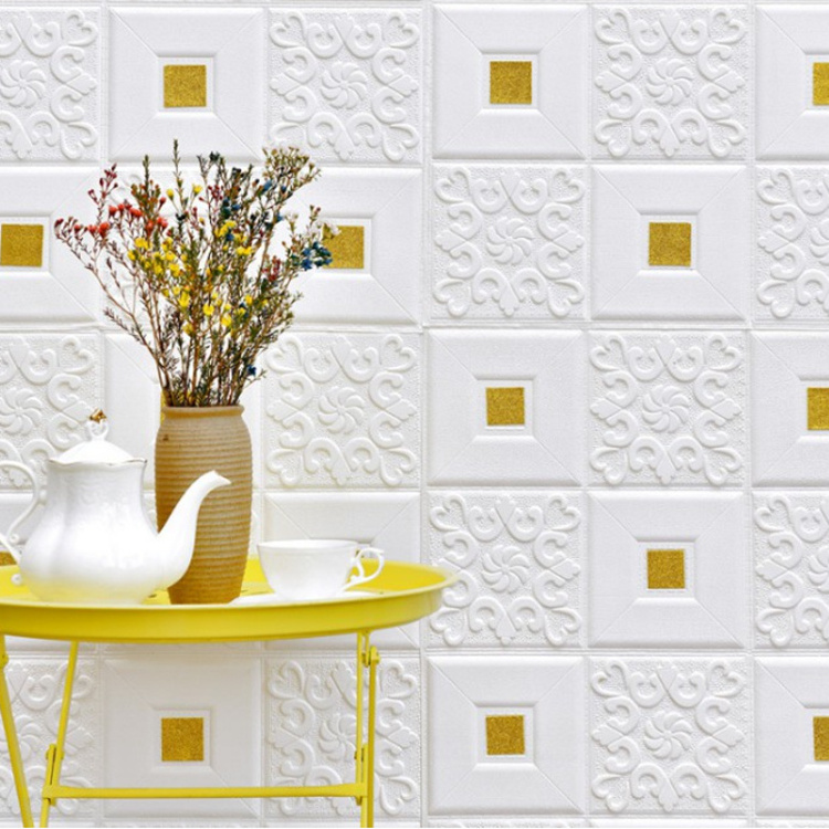 Papel De Parede Multi Color Different Pattern Coating Interior 3D Brick Sticker Pvc Wall Panel Wall Decoration Wallpaper