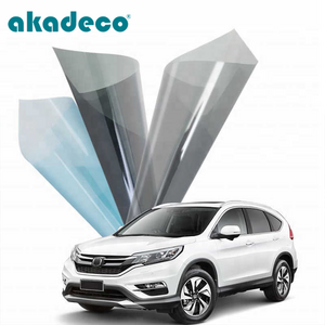 Akadeco Safety Nano Heat Insulation Transparent Glass Building Privacy Self-Adhesive Solar Tint Car Stickers Mirror Window Film