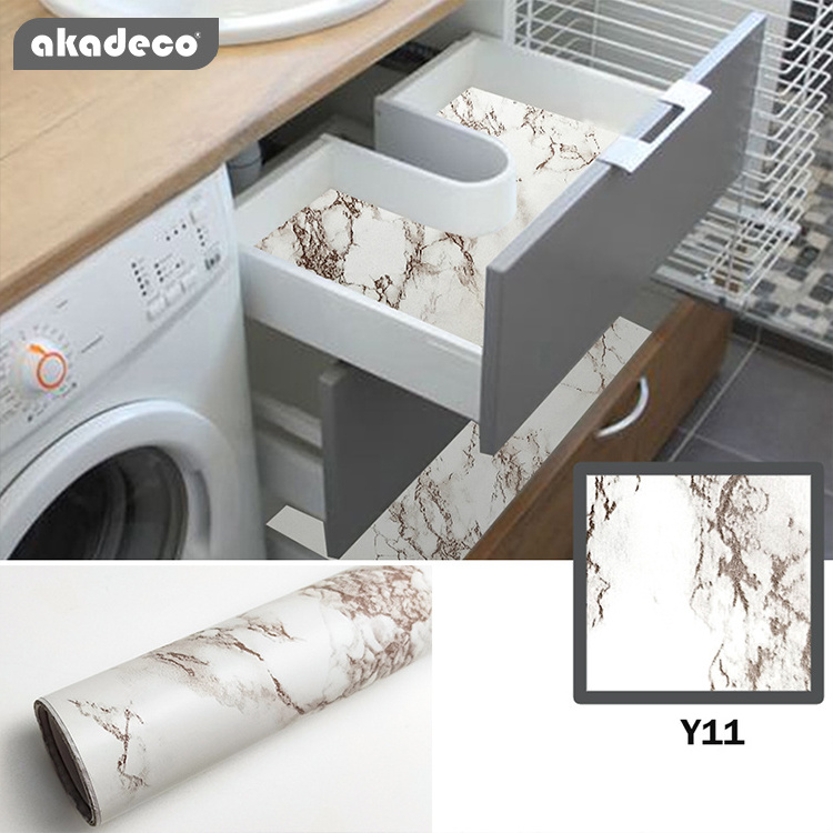 Black Living Room Wallpaper Roll Furniture Wallpaper Heat 0.45*10M Wall Paper Rolls Kitchen Marble Glossy Self Adhesive Sticker