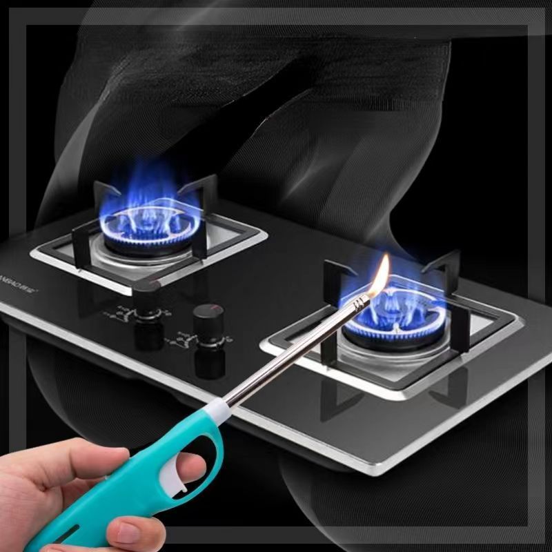 KY Butane Lighter Cheap Refillable Multi-purpose For Kitchen Fireplace Stove Windproof Barbecue Lighter