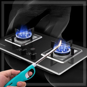 KY Butane Lighter Cheap Refillable Multi-purpose For Kitchen Fireplace Stove Windproof Barbecue Lighter