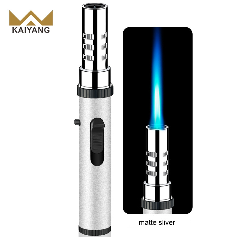 High Class Outdoor Portable Gun Lighters Metal Powerful Fire Ignition Rod Refillable Jet Torch Windproof Gas Lighter