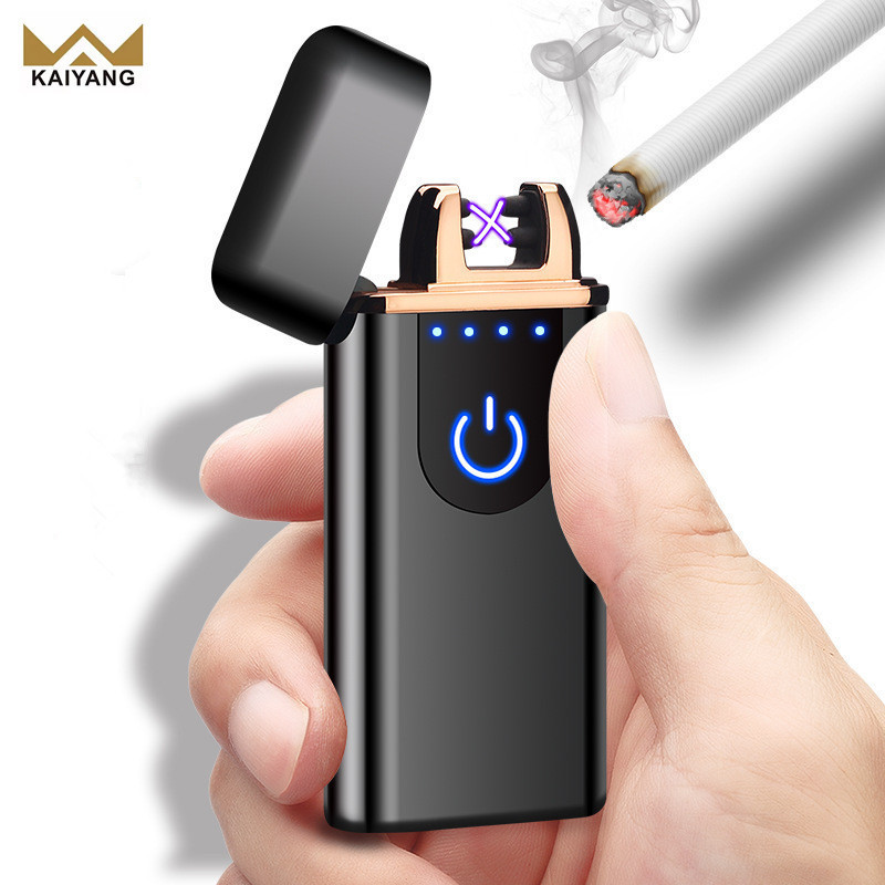 2024 Innovative Flameless USB Plasma Lighter X Windproof Rechargeable Atomic Dual Arc Lighters