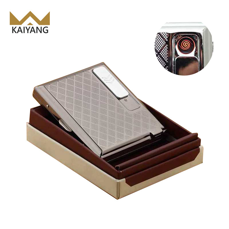 Pressure-Resistant Metal Clip Cigarette Case lighter wholesale Factory Direct Sale