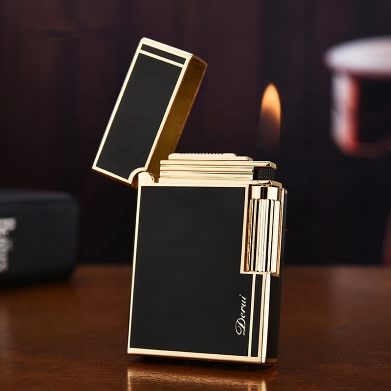 Classical Father's Gift Special Steel Voice Inflatable Lighter High Class Custom Soft Flame Lighter For Smoking