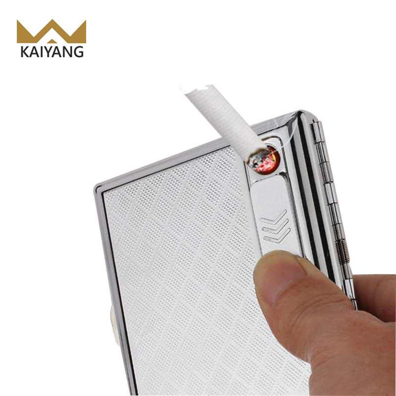 Pressure-Resistant Metal Clip Cigarette Case lighter wholesale Factory Direct Sale