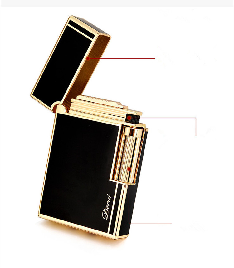 Classical Father's Gift Special Steel Voice Inflatable Lighter High Class Custom Soft Flame Lighter For Smoking