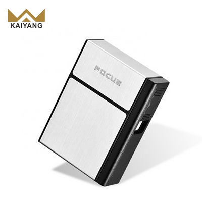 Promotional Wholesale Customized Rechargeable Focus Cigarette Lighter Case