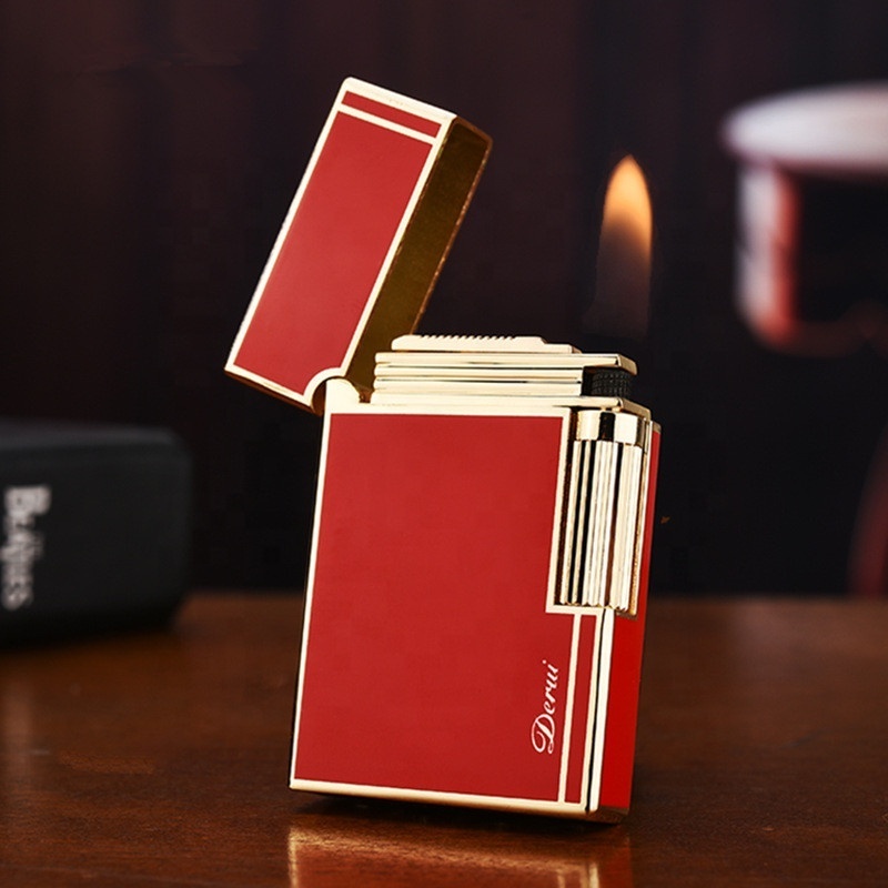 Classical Father's Gift Special Steel Voice Inflatable Lighter High Class Custom Soft Flame Lighter For Smoking