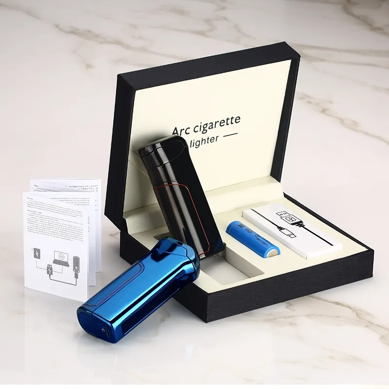 KY High-end Creative Usb Lighter Removable Battery Cigar Smoking Luxury Electric Charging Lighter