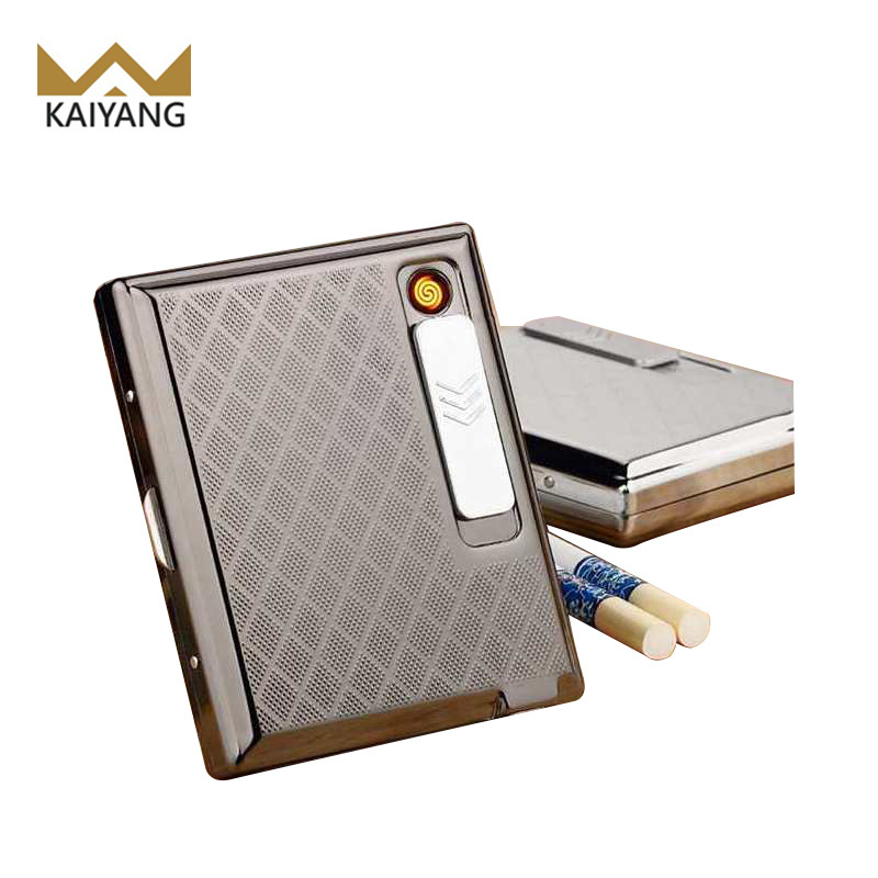 Pressure-Resistant Metal Clip Cigarette Case lighter wholesale Factory Direct Sale