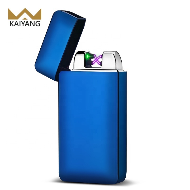 Windproof Rechargeable Electronic Battery USB Lighter, Plasma X Shape Single Arc Lighter With Gift Box