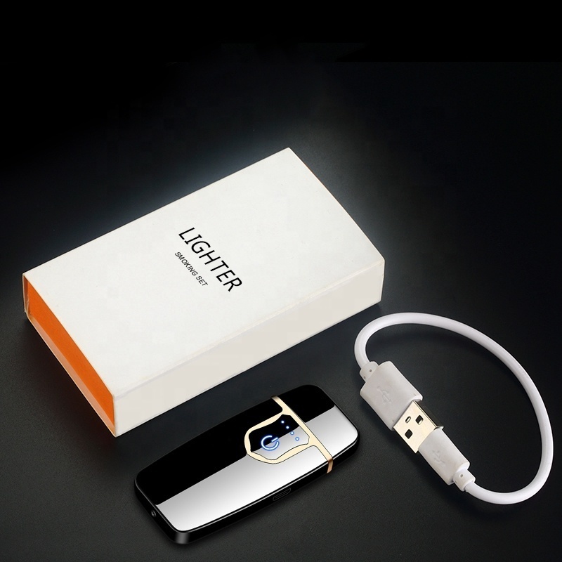 Touch Sensor Popular Flameless Electric Lighter USB Rechargeable