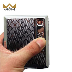 Pressure-Resistant Metal Clip Cigarette Case lighter wholesale Factory Direct Sale