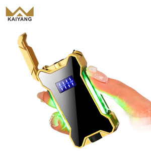 Smoking Aesthetic Butane Flame Lighter Boasting a Transparent Body and LED Battery Indicator