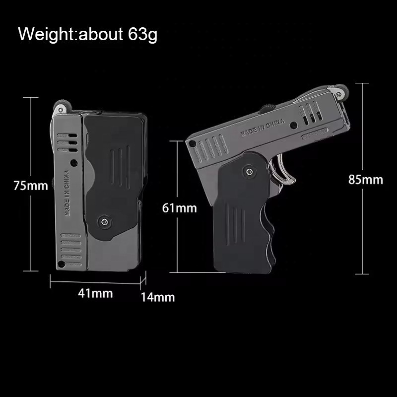 All Purpose Fancy Lighter Cigar Lighter 2024 Gun Shape New Product Multifunctional Double Flames Cigar Lighter