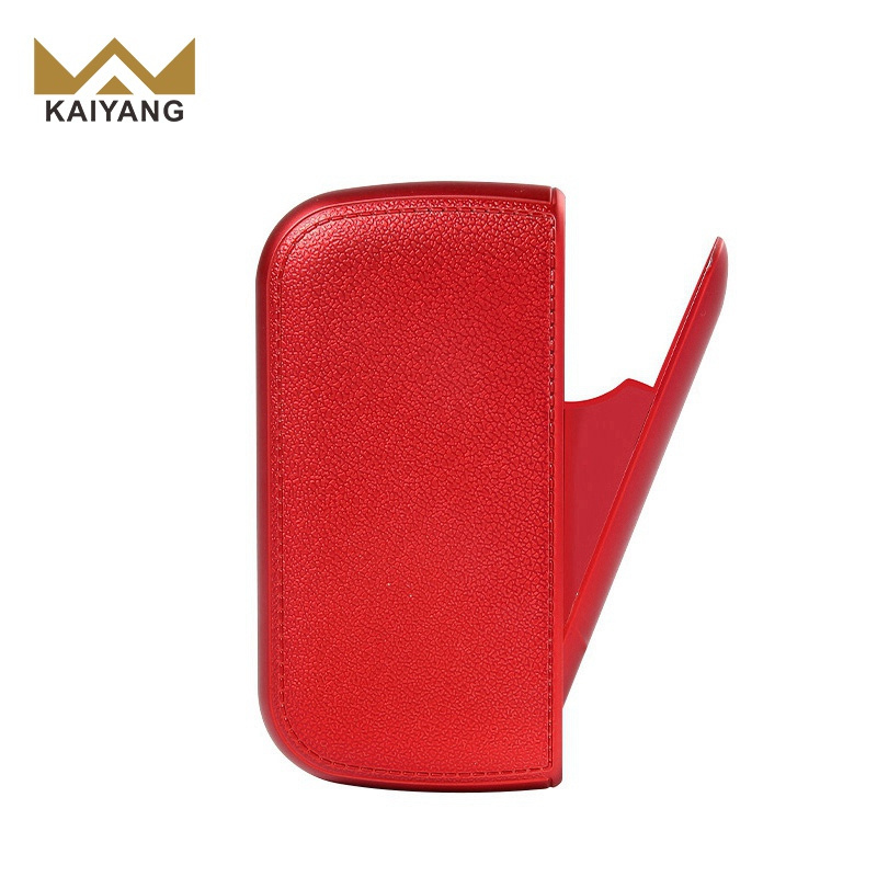 KY Manufacturer Colorful 20 PCS Portable Classic Fancy Luxury Leather Cigarette Cases with Usb Lighter