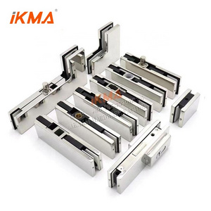 China manufacturer bottom and top corner center stainless steel hardware patch fitting for glass door