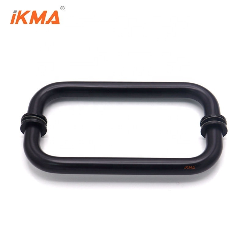 Classic 6/8 inch Matte black ORB oil rubbed bronze glass door accessories handle for shower door