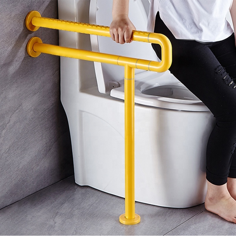 Bathroom Handicap Toilet grab handle Home and Hotel Toilet Safety Frame Rail acrylic handrail Shower grab bar for disabled