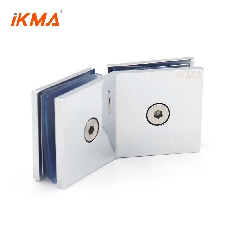 china factory manufacturer 135 degrees bathroom glass door chrome zinc hinge clamp