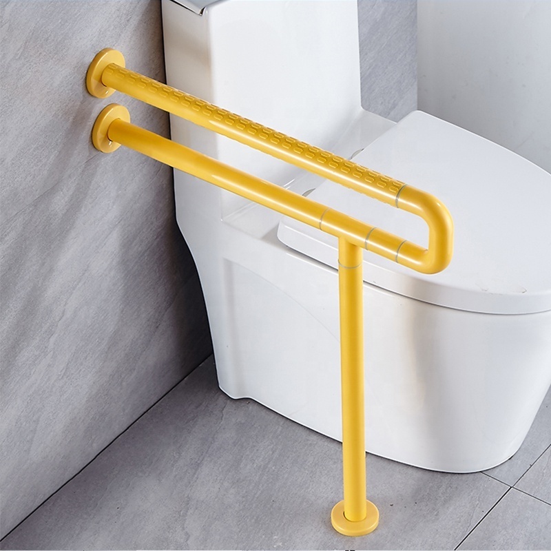 Bathroom Handicap Toilet grab handle Home and Hotel Toilet Safety Frame Rail acrylic handrail Shower grab bar for disabled