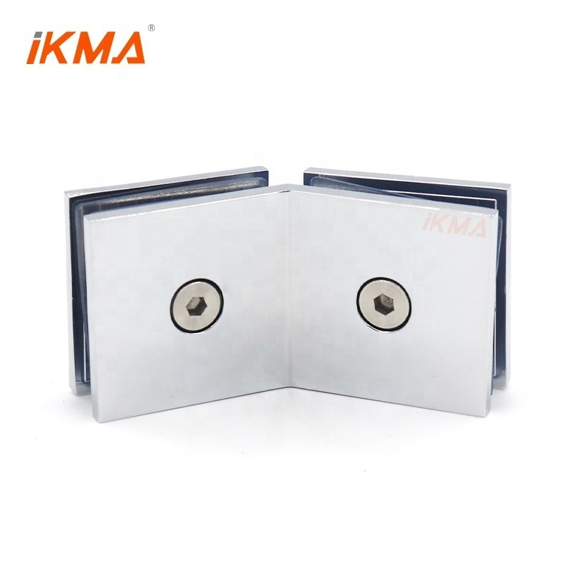 china factory manufacturer 135 degrees bathroom glass door chrome zinc hinge clamp