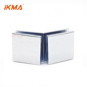 china factory manufacturer 135 degrees bathroom glass door chrome zinc hinge clamp