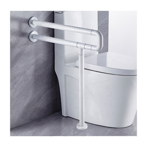 Bathroom Handicap Toilet grab handle Home and Hotel Toilet Safety Frame Rail acrylic handrail Shower grab bar for disabled