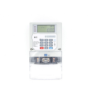 Single Phase Digital Smart Prepaid Energy Meter Electric Power Meter with LED Display Prepaid operating system