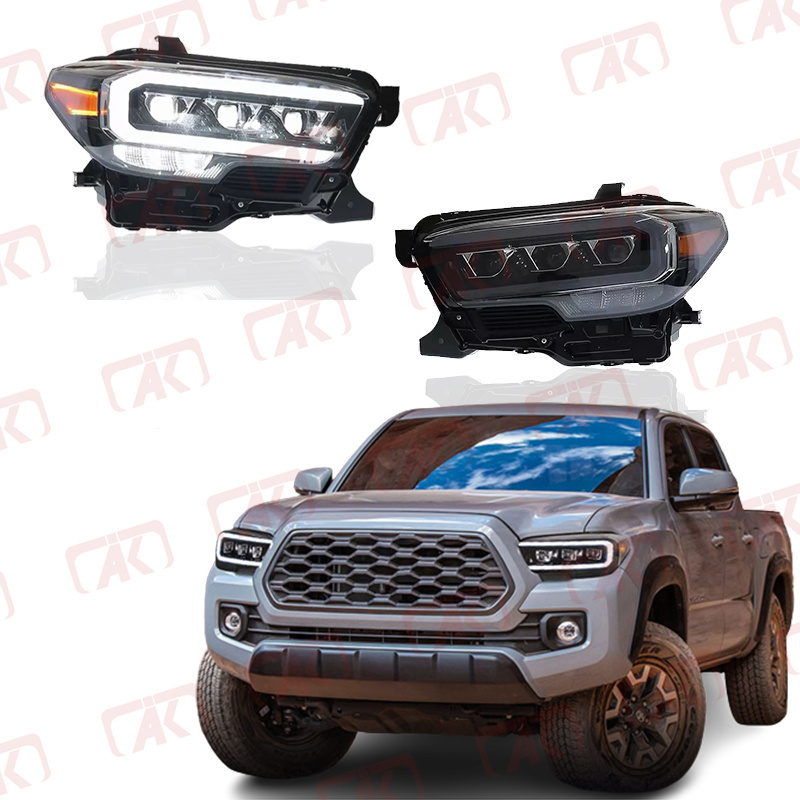 Modified Auto Head Lamp LED Headlights For Toyota Tacoma 2012 2013 2014 2015 LED DRL Daytime Running Dynamic Turn Signal