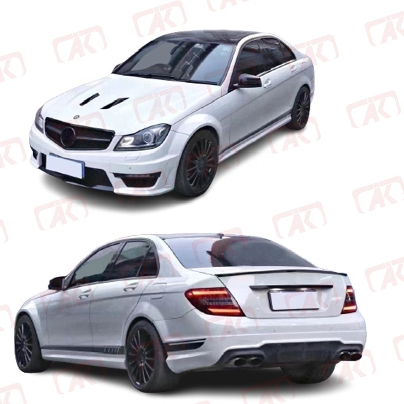 W204 Car Upgrade Kit C63 Facelift Kit For Mercedesc Benz C-Class W204 2007-2014 To C63 Amg Kit