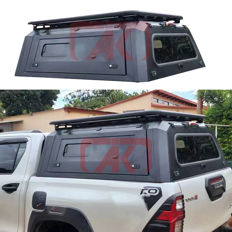 Factory custom hard top canopy steel aluminium ute canopy for Toyota Hilux Vigo REVO ROCCO