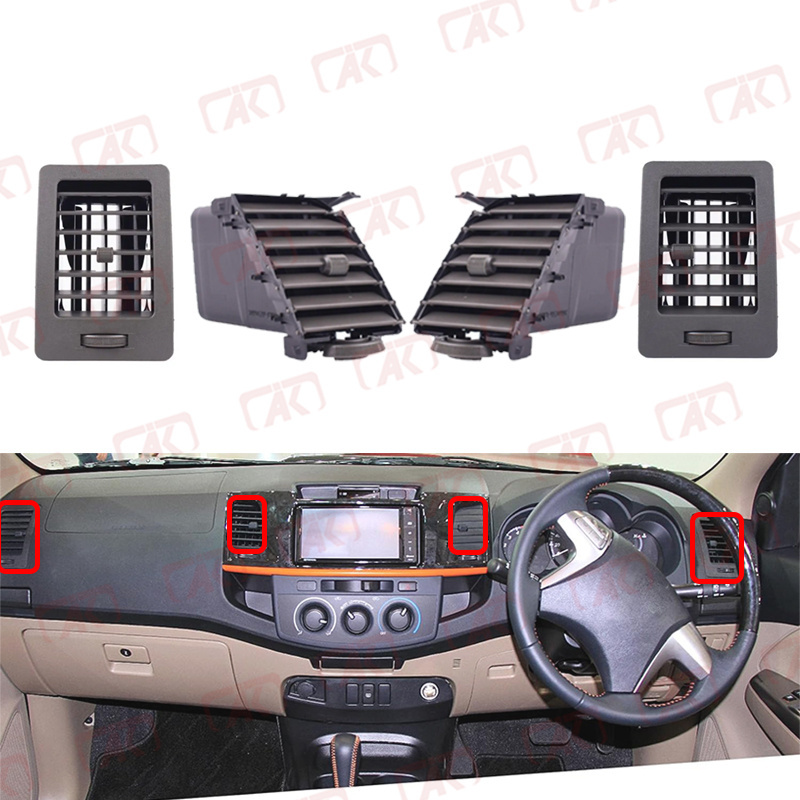 Interior Air-Condition Grill Air Vent Outlet For Toyota Hilux Vigo SR5 UTE 2005-2015