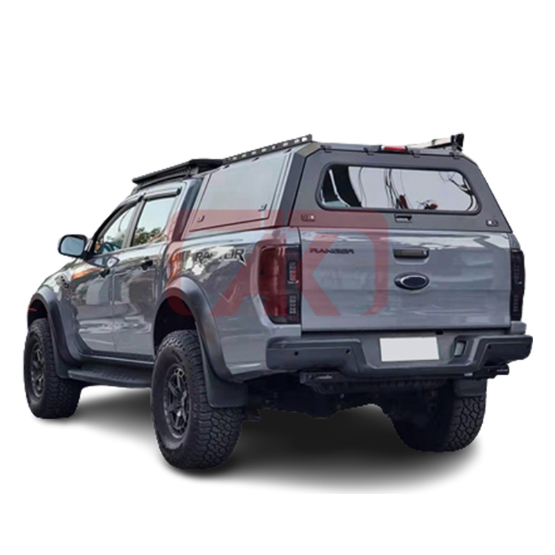 Full Length Double Cab Hardtop Topper Camper Steel Ute Canopy For Ford Ranger T6 T7 T8 2012-2022