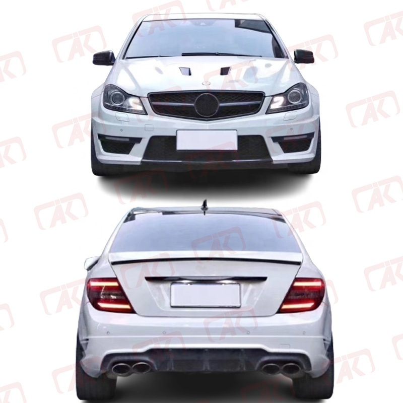 W204 Car Upgrade Kit C63 Facelift Kit For Mercedesc Benz C-Class W204 2007-2014 To C63 Amg Kit