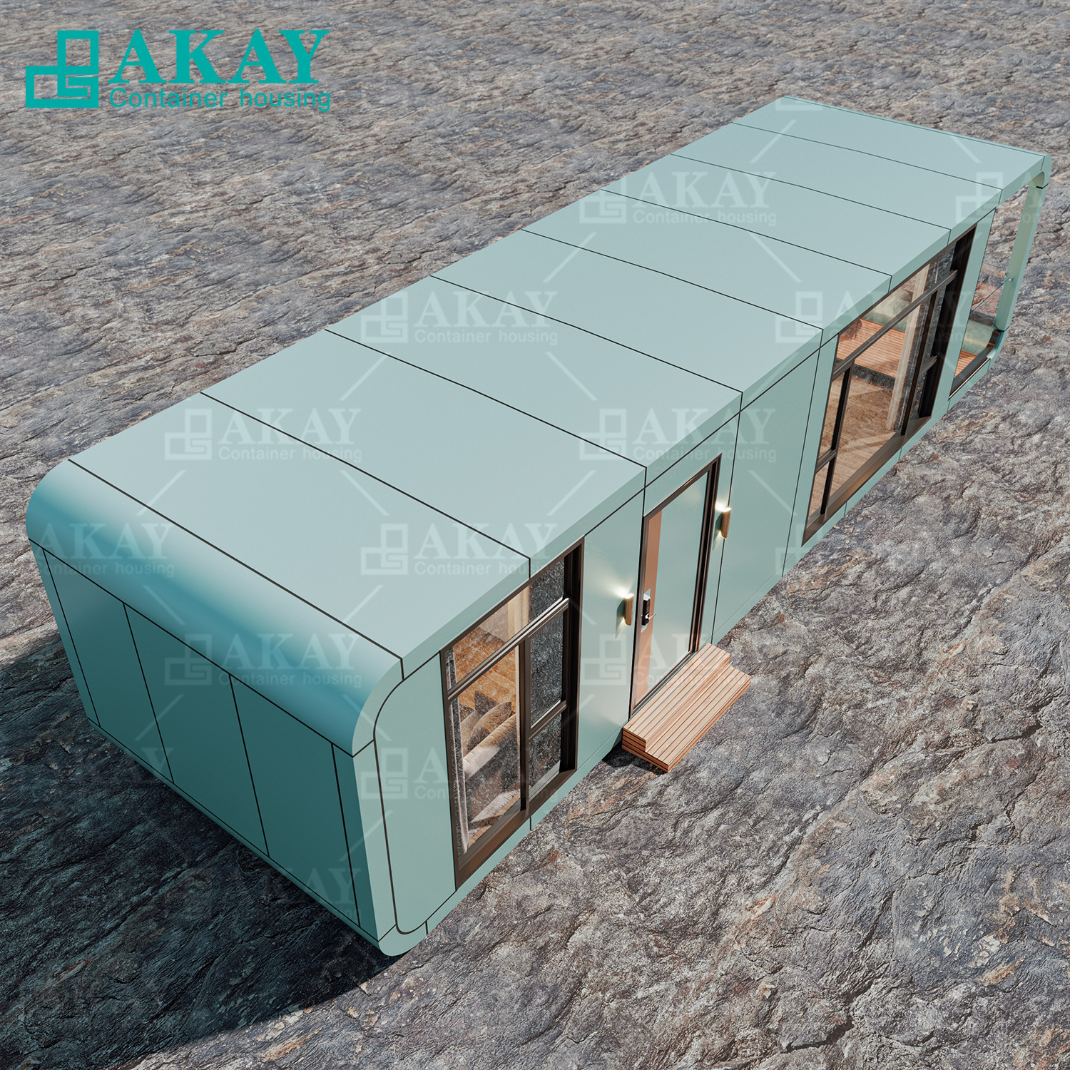 Economic Movable Prefab Prefabricated Demounchable Capsule Hotel Cabin Container House