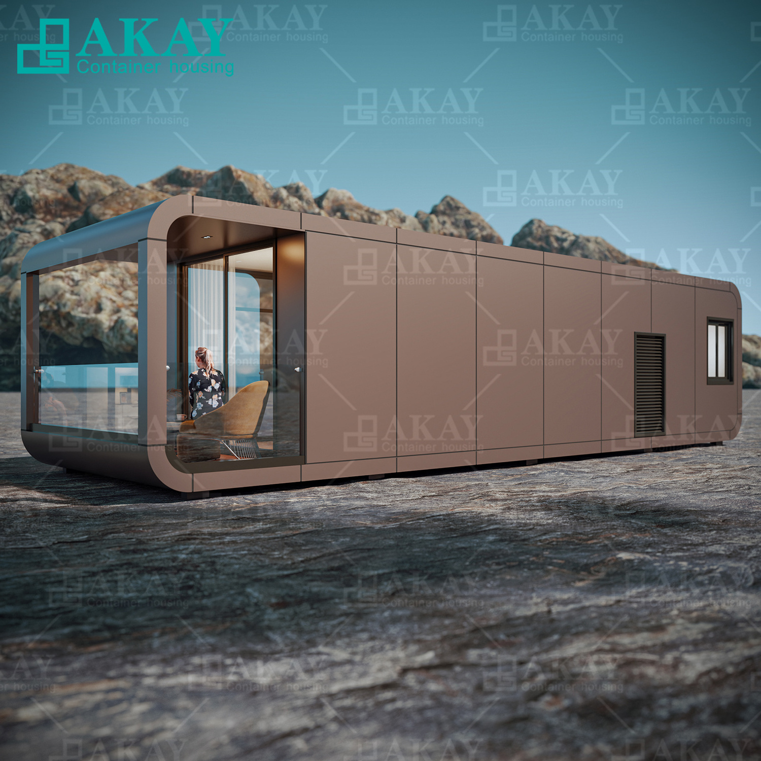 Prefab House AKAY factory Container House vessel demountable capsule house