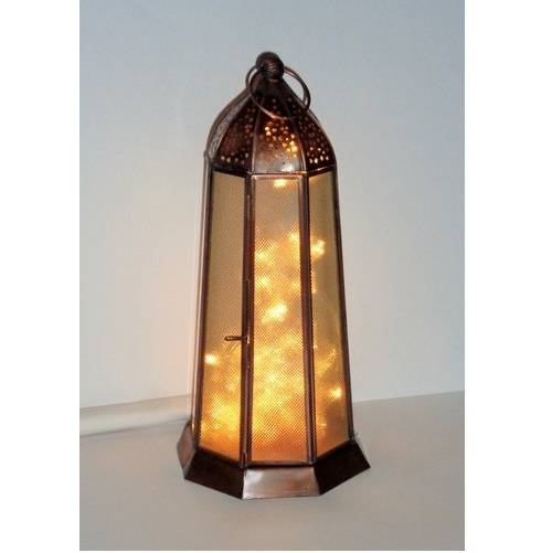 Modern Decorative Metal Traditional Designer Metal Glass Long Lantern Tealight Candle Holder For Decor